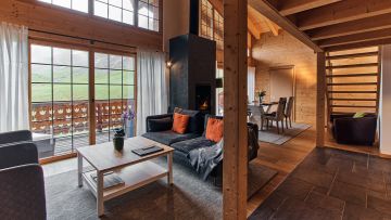 Living Room and Dining Area